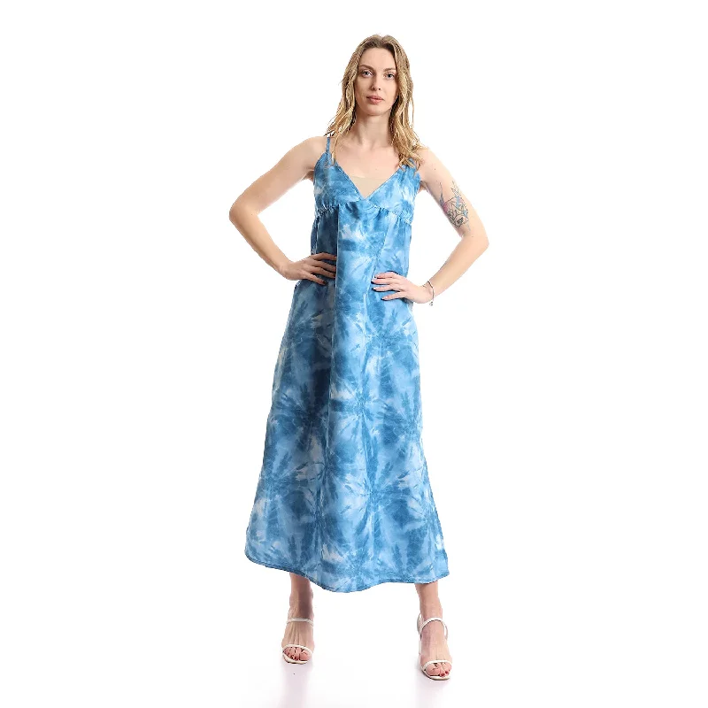 Long Dress With Thin Straps - Kady Tunics Luxurious high-end
