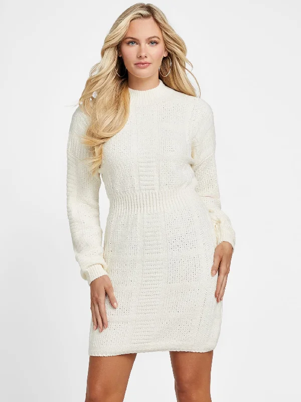 Polly Sweater Dress Iron Safe Non-Iron Wrinkle Free