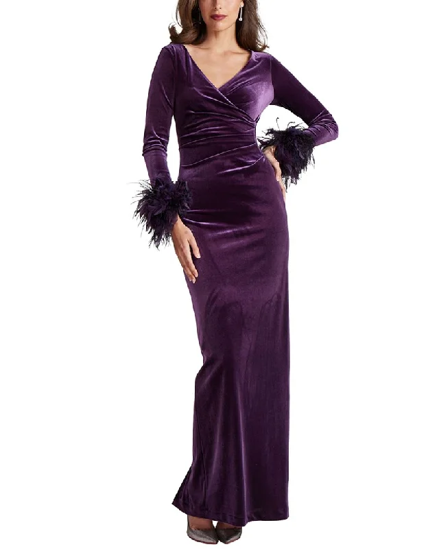 Teri Jon by Rickie Freeman Special Occasion Long Dress Tunics Practical easy-care