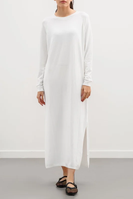 RIBBED LONG DRESS Tunics Modern contemporary