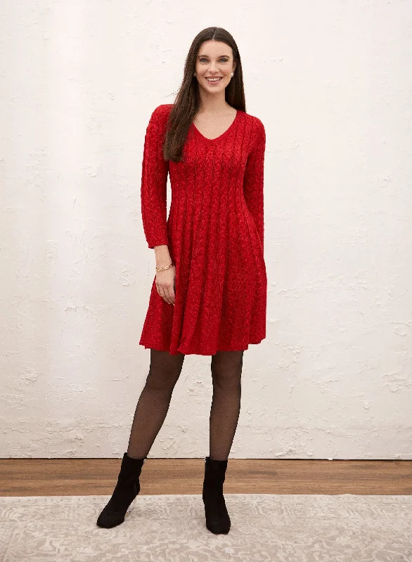 Cable Knit Sweater Dress Long Sweater Short Sweater Cropped Sweater