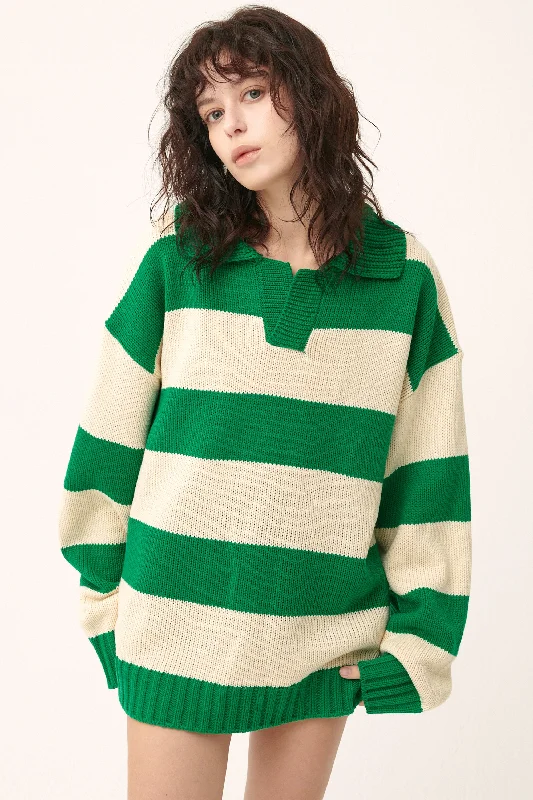 Blake Oversized Varsity Sweater Stretchy Elastic Breathable