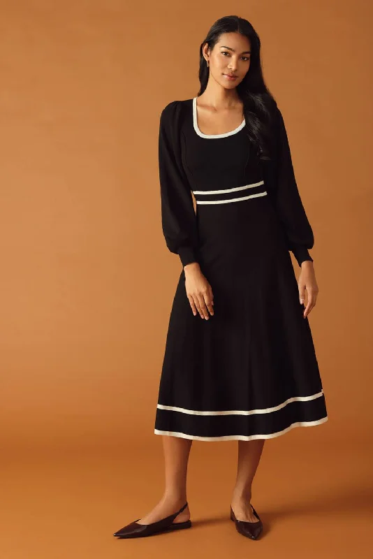 CAUGHT UP SWEATER MIDI DRESS Thin Thick Dense