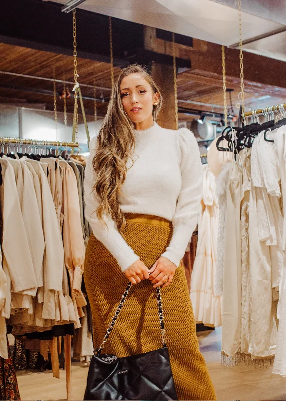 Love Me Won't You Sweater Boxy Sweater Fitted Sweater A-Line