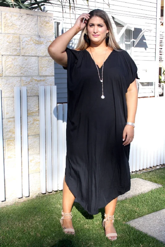 Mai Tai Long Dress In Black Tunics Winter warm