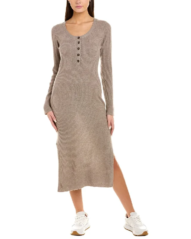 NAADAM Ribbed Wool & Cashmere-Blend Sweaterdress Front Pockets Side Pockets Patch Pockets NAADAM Ribbed Wool & Cashmere-Blend Sweaterdress Front Pockets Side Pockets Patch Pockets