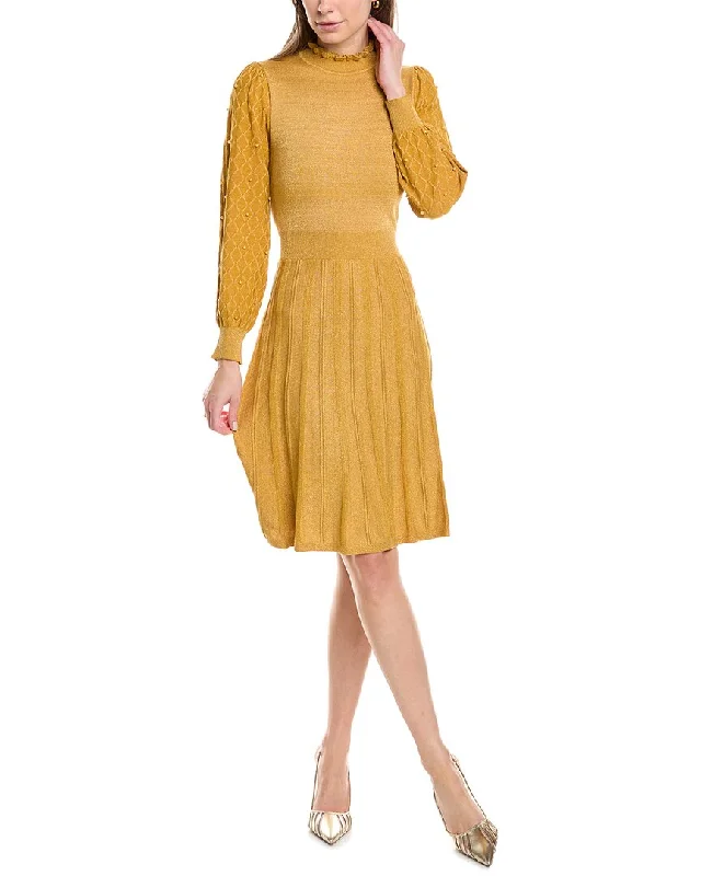 Nanette Nanette Lepore Mock Sweaterdress Thin Thick Dense