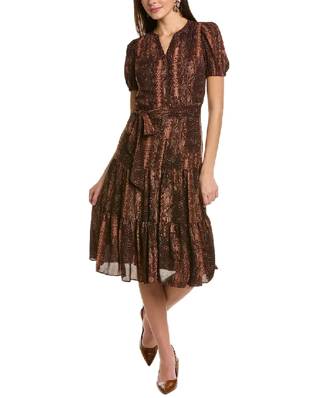 Nanette Nanette Lepore Tie Waist Shirtdress Halter Neckline Beach