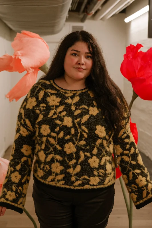 Tapestry Sweater Handmade Hand-knitted Hand-woven