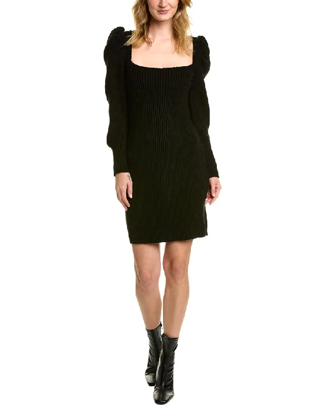 WAYF Tie-Back Sweaterdress Bright Pastel Dark