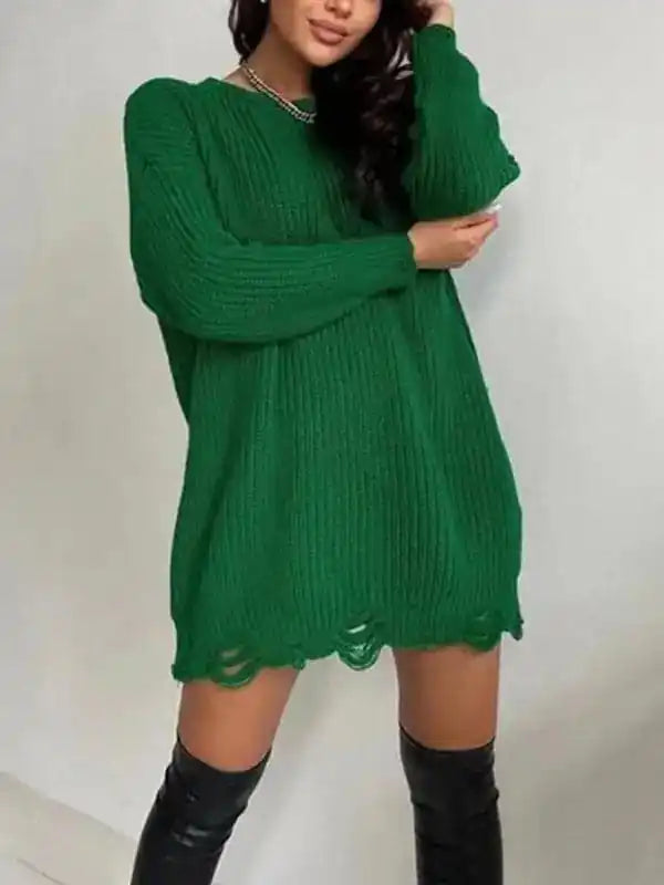 Women’s Tunic Jumper Sweater Notch Collar Peter Pan Collar Cowl Neck