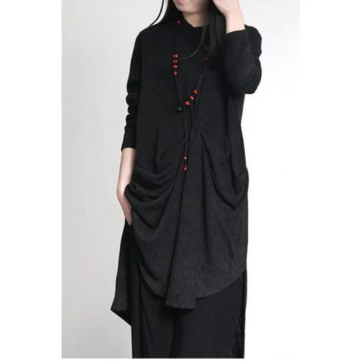 2017 fashion black sweater dresses baggy loose asymmetric casual pullover knit dress Slim Sleeve Pullover 2017 fashion black sweater dresses baggy loose asymmetric casual pullover knit dress Slim Sleeve Pullover
