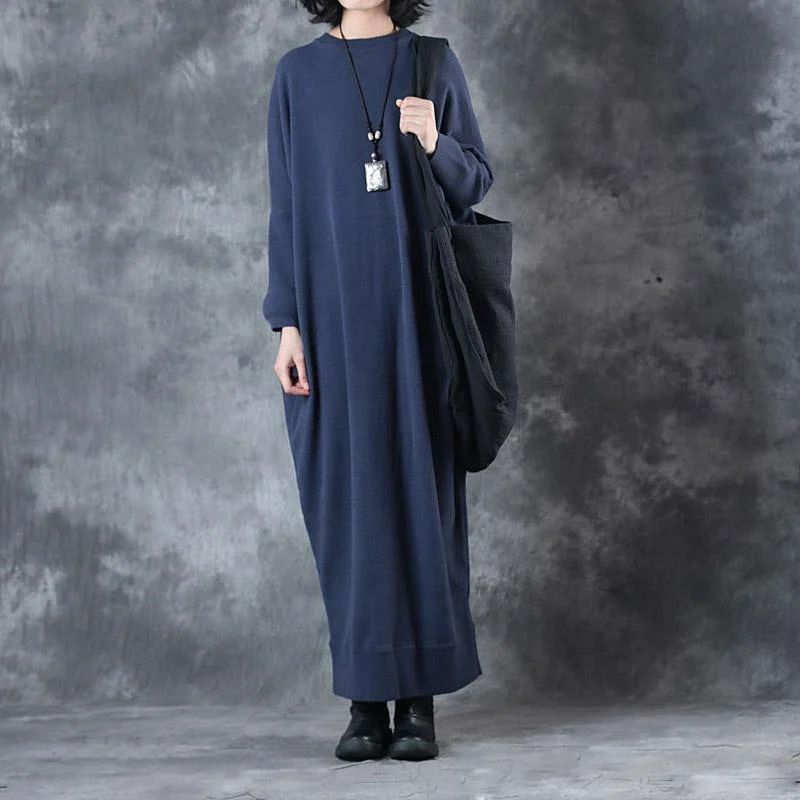 2018 blue sweater dress plus size clothing o neck pullover sweater boutique Batwing Sleeve winter dresses Ruffle Sleeve Feminine 2018 blue sweater dress plus size clothing o neck pullover sweater boutique Batwing Sleeve winter dresses Ruffle Sleeve Feminine