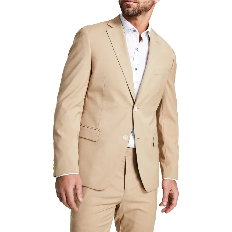 Alfani Mens Slim Fit Business Suit Jacket Wool Jacket Cashmere Jacket Tweed Jacket