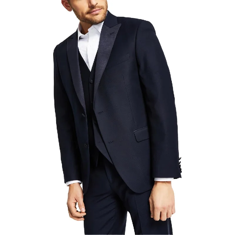 Alfani Mens Solid  Tuxedo Jacket Fleece Fabric Down Fabric Feather Fabric