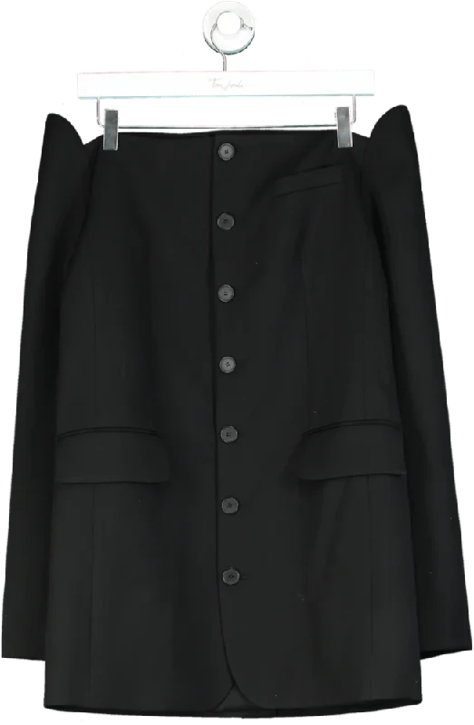 A.M.G. Black Blazer UK 8 Women's Lightweight Blazer
