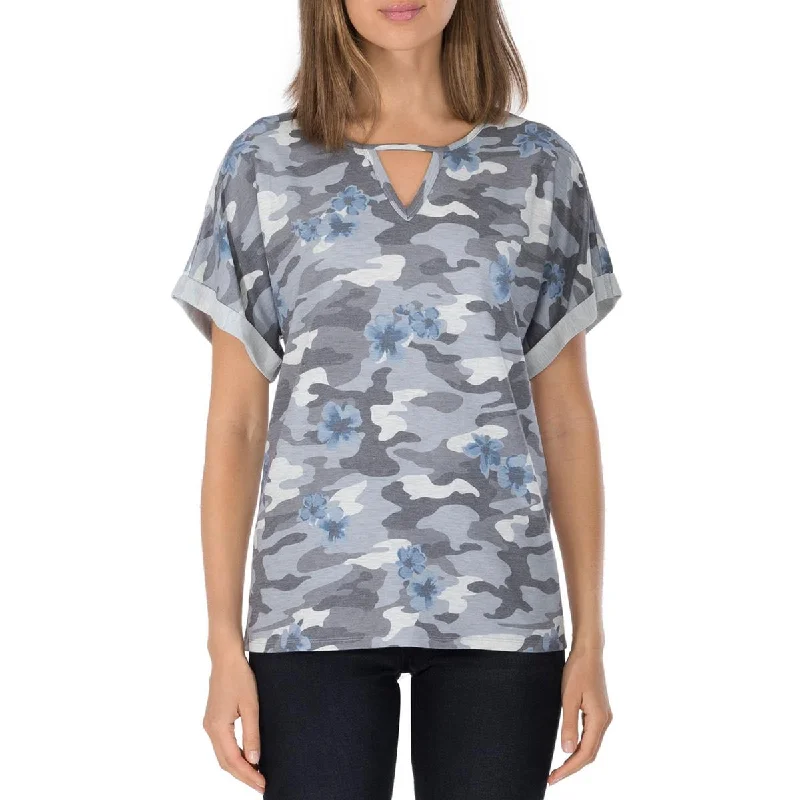 B Collection by Bobeau Womens Dolman Cuffed Keyhole Neckline Pullover Top Shirred Sleeve Feminine B Collection by Bobeau Womens Dolman Cuffed Keyhole Neckline Pullover Top Shirred Sleeve Feminine