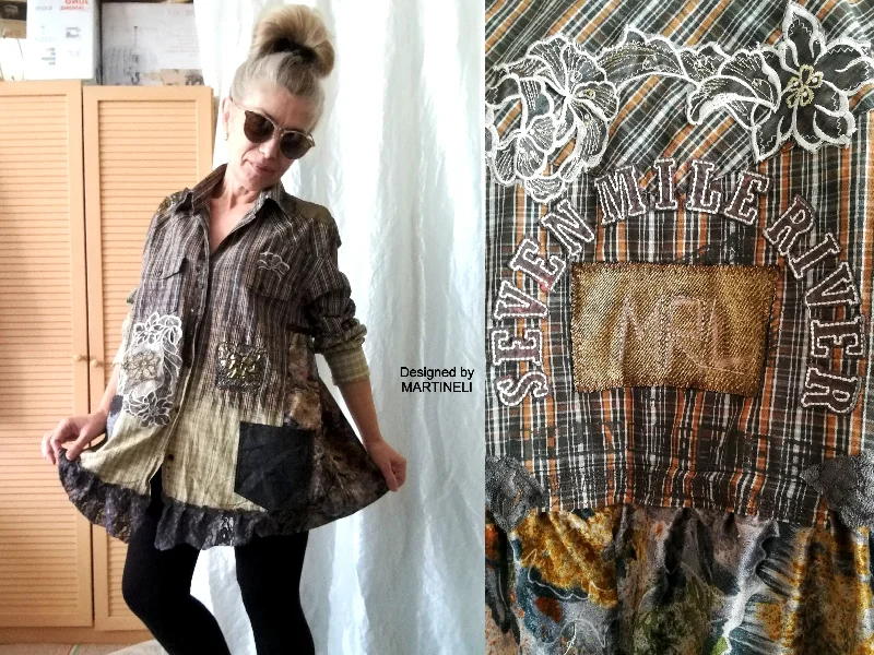 Brown Jacket Dress,XL Long Shirt Dress Wool Fabric Cashmere Fabric Tweed Fabric