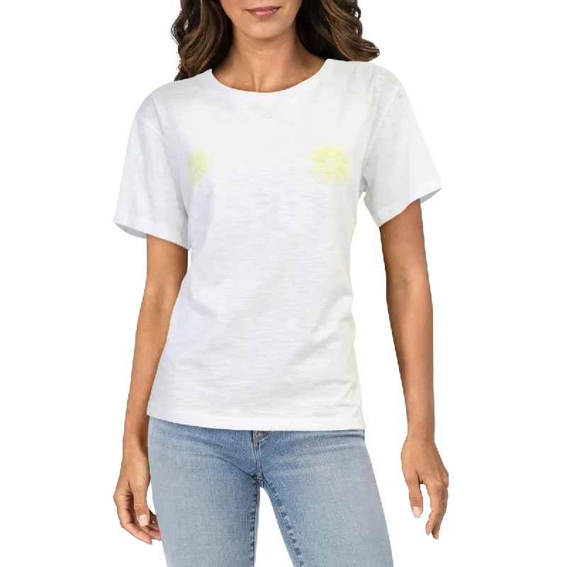 Charlie Holiday Womens Graphic Cotton Graphic T-Shirt Fashionable Trendy Casual