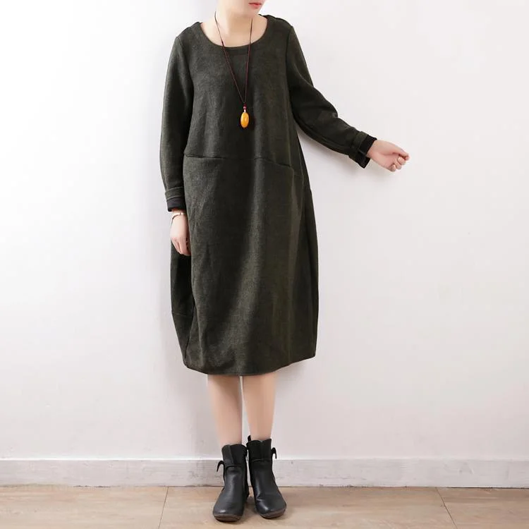 cozy black wool sweater dress casual o neck winter dress pockets pullover sweater Thick Cable Knit cozy black wool sweater dress casual o neck winter dress pockets pullover sweater Thick Cable Knit