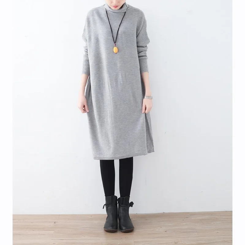 cozy light gray long sweater trendy plus size high neck winter dress baggy pullover sweater Thin Wool Pullover cozy light gray long sweater trendy plus size high neck winter dress baggy pullover sweater Thin Wool Pullover