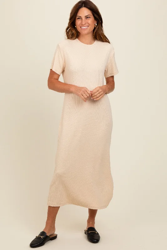 Cream Short Sleeve Side Slit T-Shirt Midi Dress Faux Fur Fabric Real Fur Fabric Shearling Fabric Cream Short Sleeve Side Slit T-Shirt Midi Dress Faux Fur Fabric Real Fur Fabric Shearling Fabric