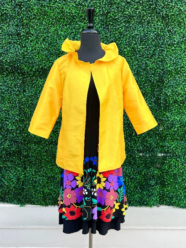 Ruffle Collar Jacket Denim Jacket Leather Jacket Suede Jacket