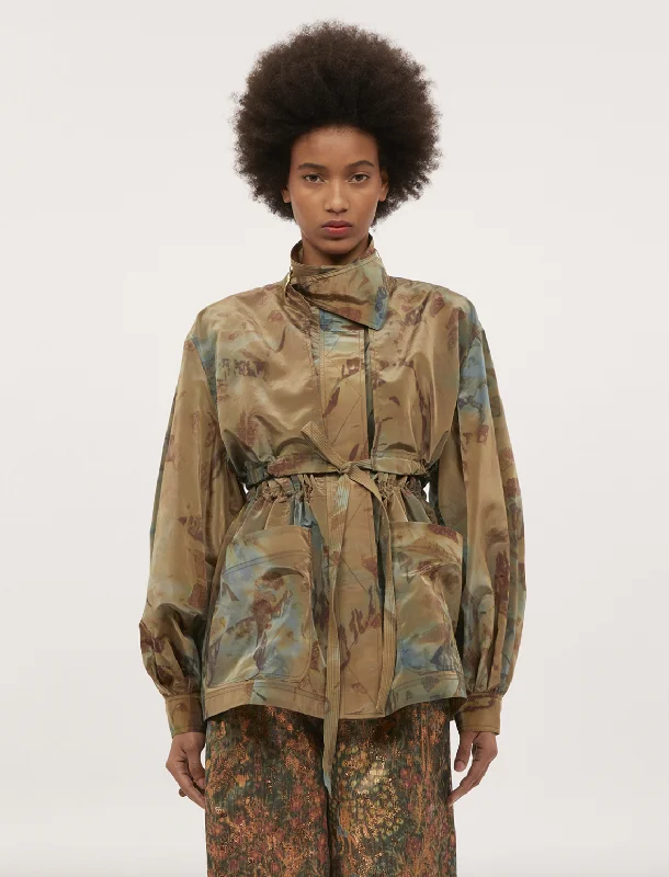 Giorgia Jacket - Chalcedony Mesh Jacket Canvas Jacket Denim Jacket