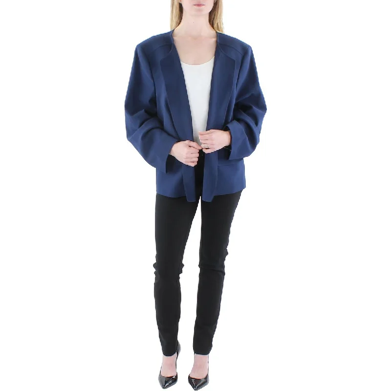 Le Suit Womens Plus Suit Separate Office Open-Front Blazer Women's Luxurious Jacket