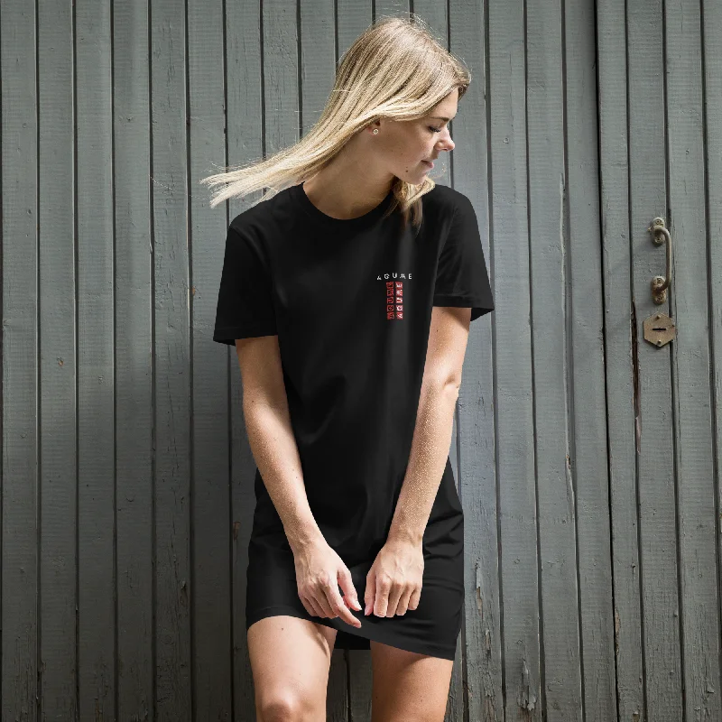 Organic cotton t-shirt dress Striped Floral Plaid