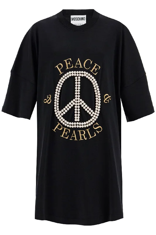"peace & pearls t-shirt A0430 5442 MULTI BLACK 555 Nylon Fabric Polyester Fabric Spandex Fabric "peace & pearls t-shirt A0430 5442 MULTI BLACK 555 Nylon Fabric Polyester Fabric Spandex Fabric