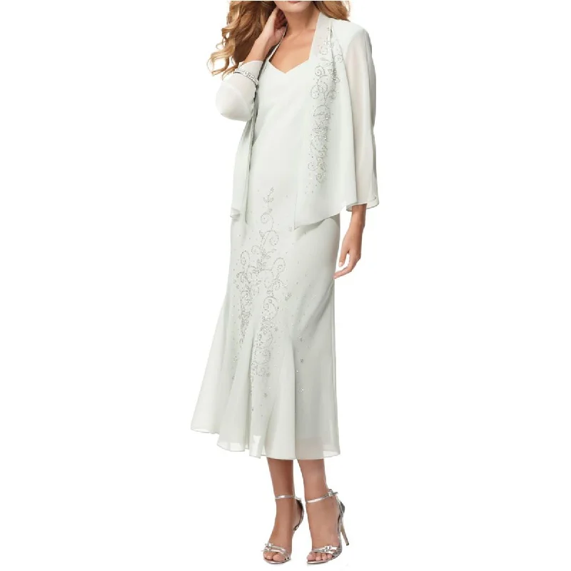 R&M Richards Women’s Two-Piece Embellished A-Line Midi Dress with Jacket Bomber Jacket Anorak Windbreaker R&M Richards Women’s Two-Piece Embellished A-Line Midi Dress with Jacket Bomber Jacket Anorak Windbreaker
