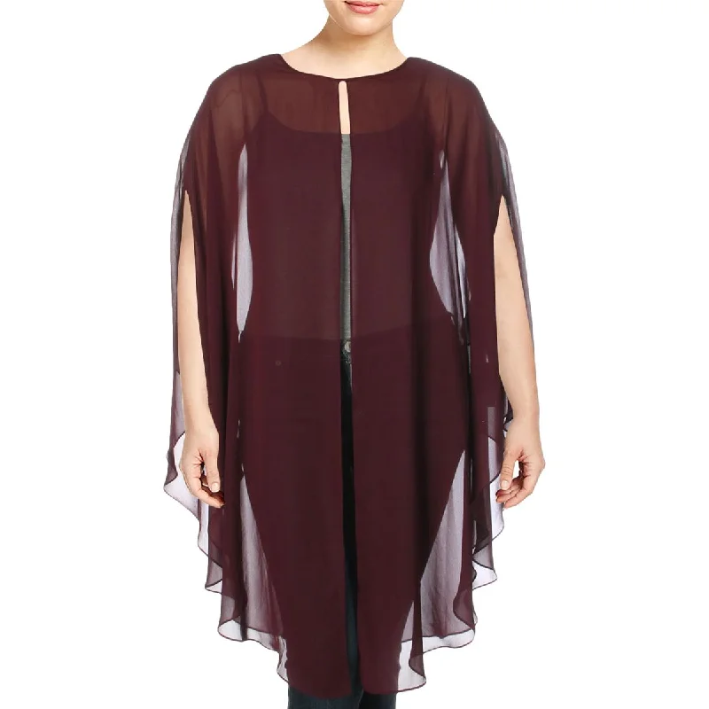SLNY Womens Plus Chiffon Sheer Topper Jacket Rayon Fabric Velvet Fabric Corduroy Fabric SLNY Womens Plus Chiffon Sheer Topper Jacket Rayon Fabric Velvet Fabric Corduroy Fabric
