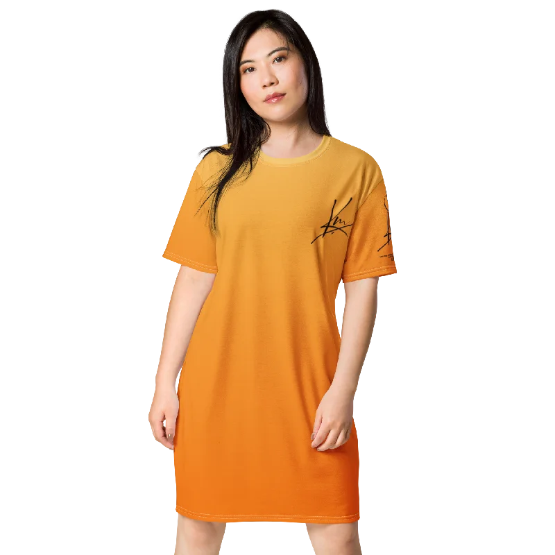 T-shirt dress Chenille Blend Fleece Blend Nylon Blend