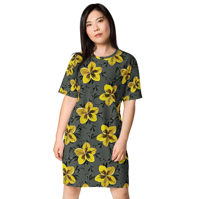 T-shirt dress Fleece Nylon Spandex