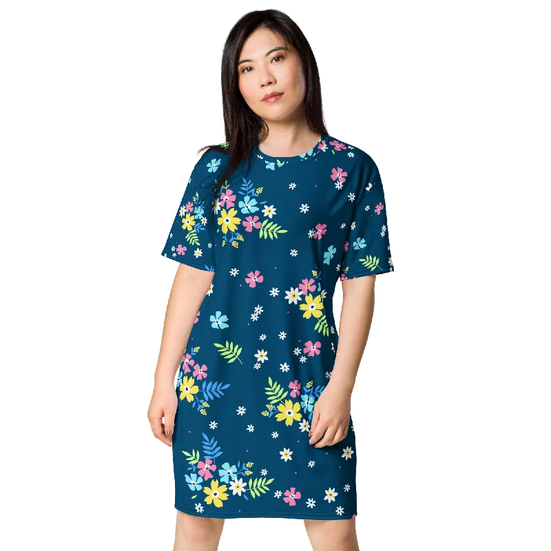 T-shirt dress Ribbed T-Shirt High Neck Heavyweight