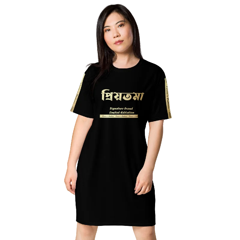 T-shirt dress Cashmere Blend Cotton Blend Poly Blend