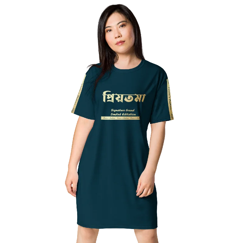 T-shirt dress Sequined Glittery Shiny