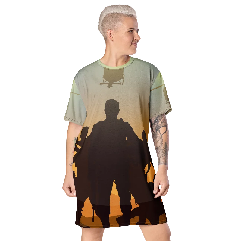 T-shirt dress Collared Crew Neck Turtle Neck