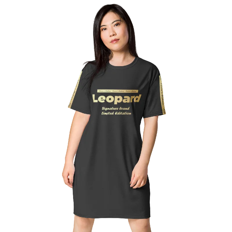 T-shirt dress Terry Blend Velvet Blend Canvas Blend