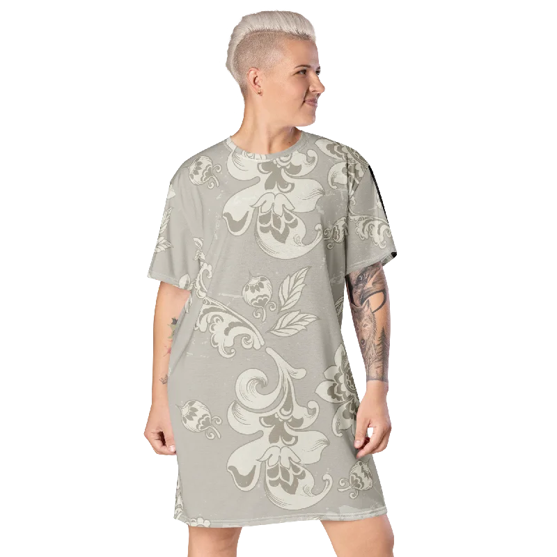 T-shirt dress Spandex Blend Rayon Blend Denim Blend