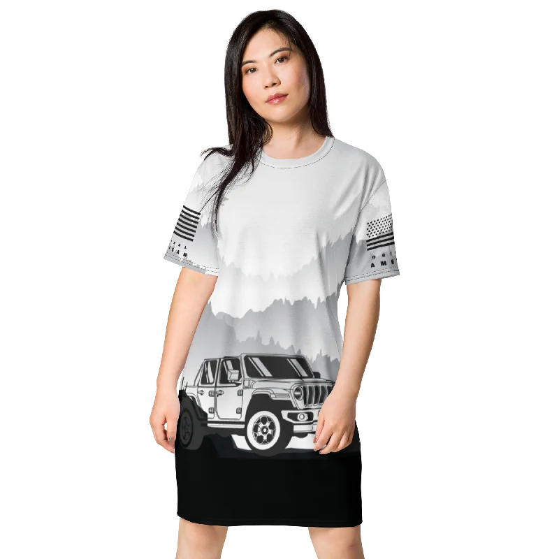 T-shirt dress Seamless Knitted Crochet