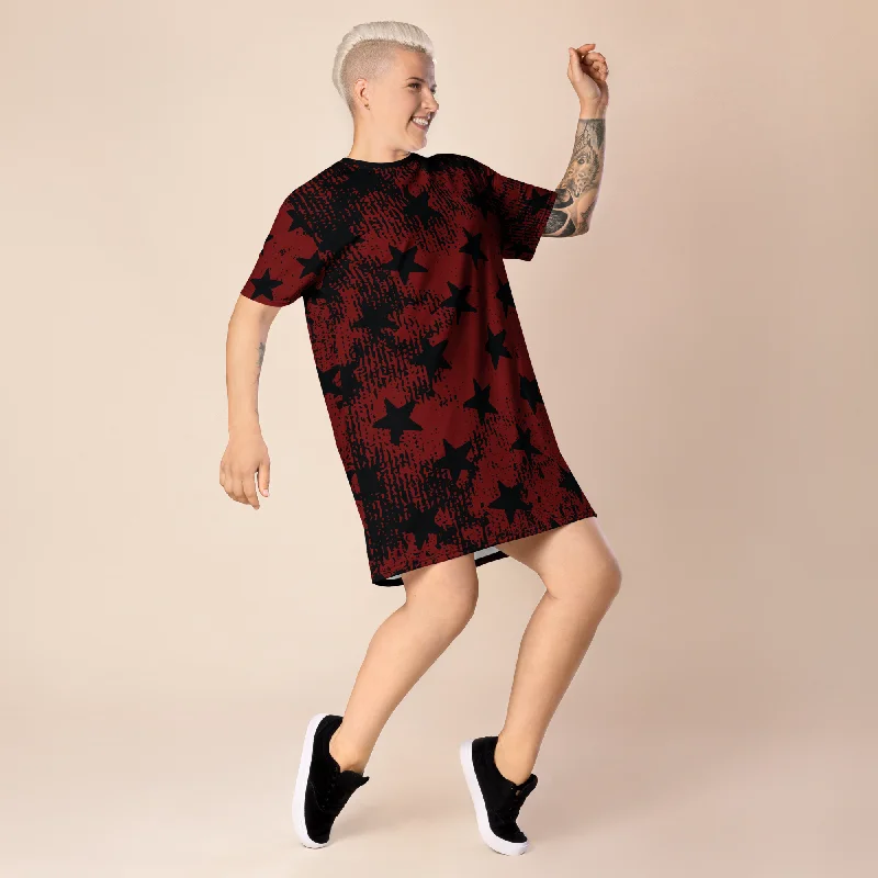 T-shirt dress Fleece Nylon Spandex