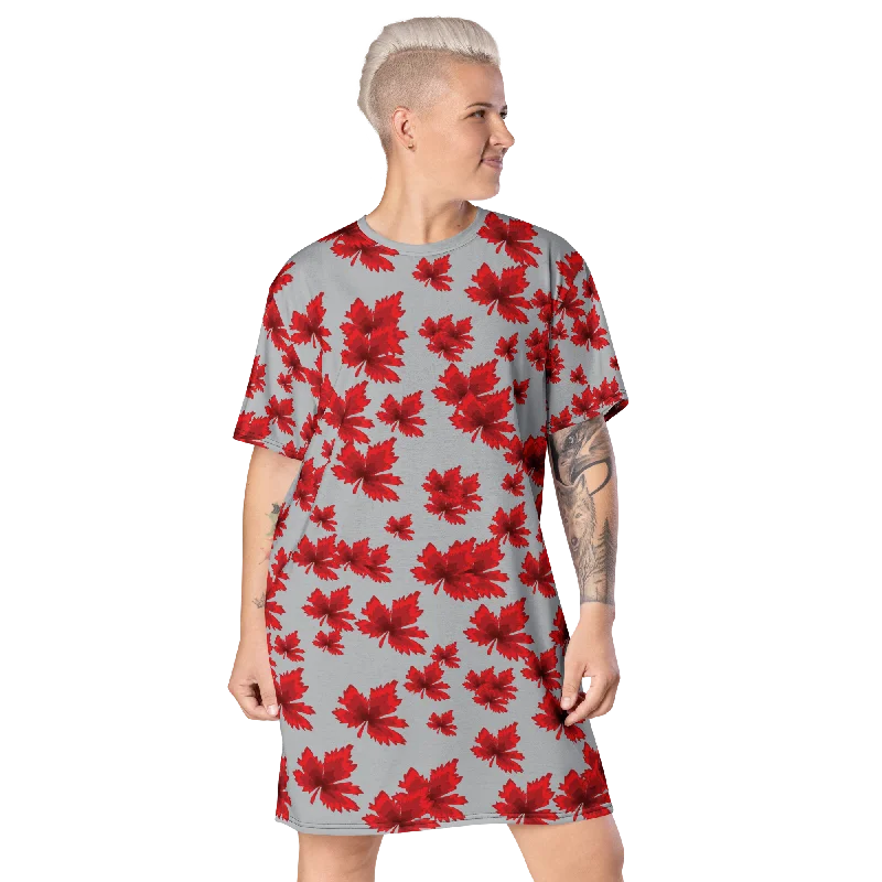 T-shirt dress Solid Color Striped Floral