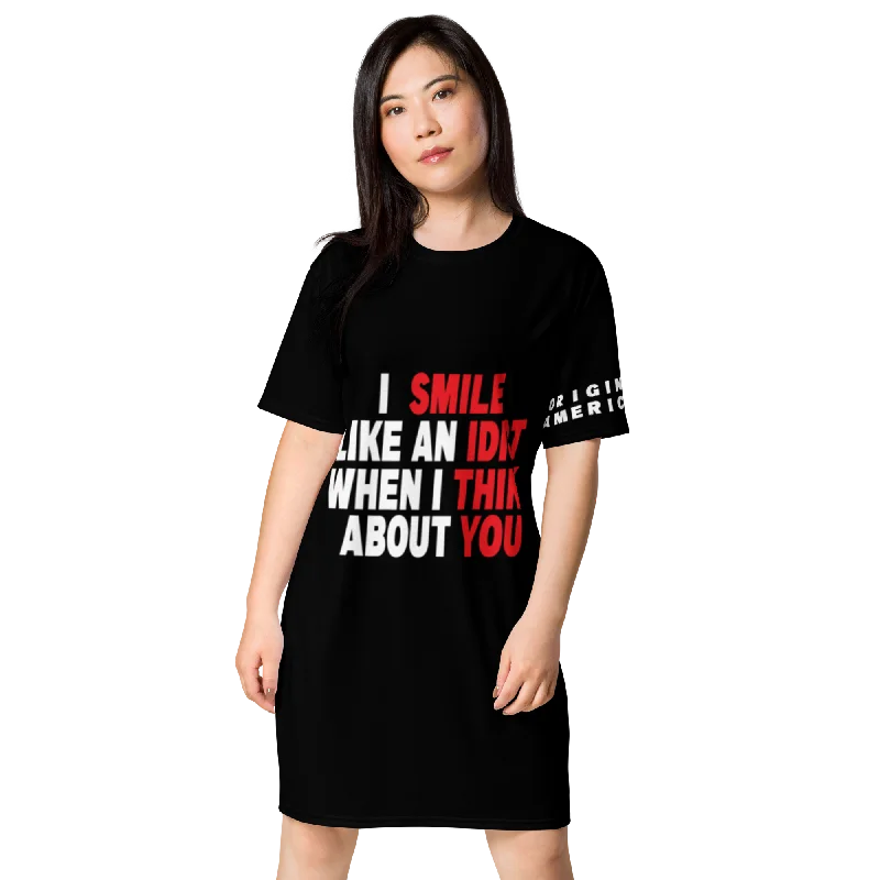 T-shirt dress Handmade Hand-knitted Hand-woven