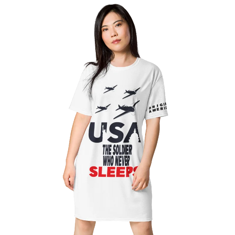T-shirt dress Seamless Knitted Crochet