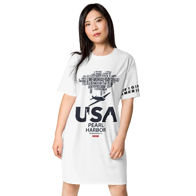 T-shirt dress Chenille Brocade Lace