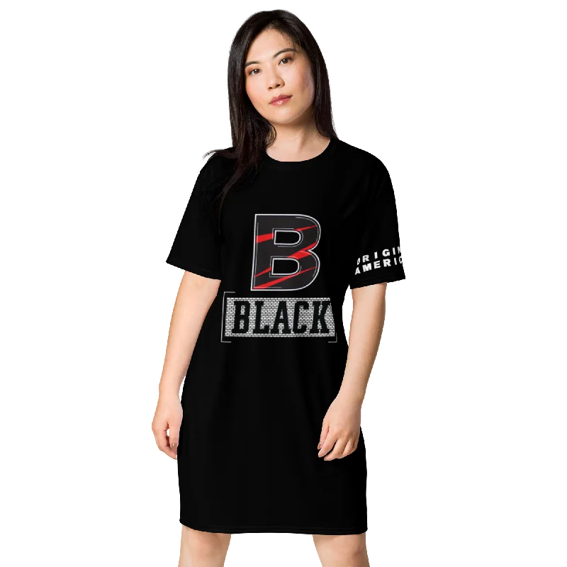 T-shirt dress Fleece Nylon Spandex