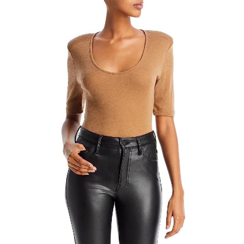 By Malene Birger Womens Scoop Neck Wool Pullover Top Cowl Neck Pullover