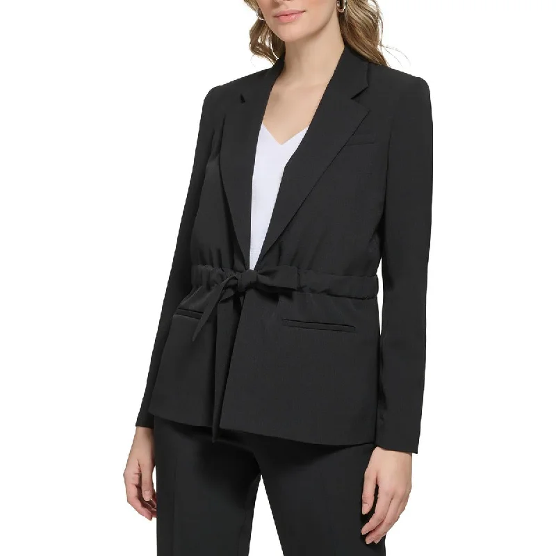 Calvin Klein Womens Woven Long Sleeves Suit Jacket Zippered Jacket Buttoned Jacket Snapped Jacket Calvin Klein Womens Woven Long Sleeves Suit Jacket Zippered Jacket Buttoned Jacket Snapped Jacket